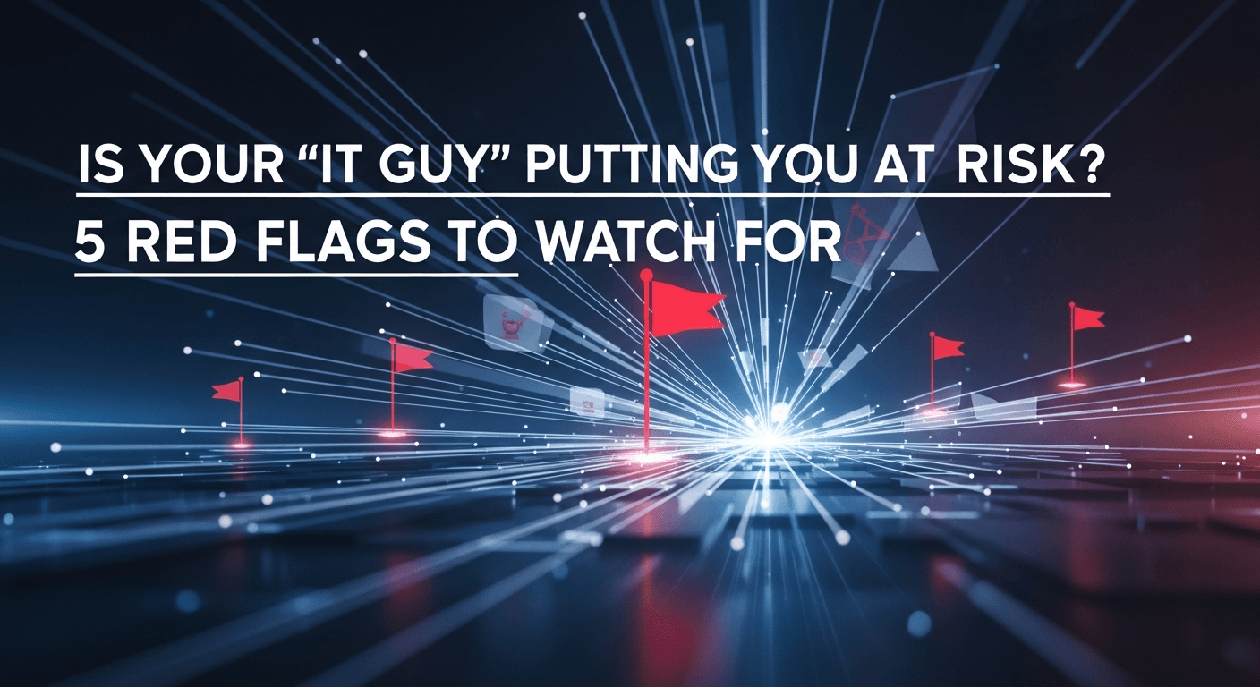 Is Your ‘IT Guy’ Putting You at Risk? 5 Red Flags to Watch For