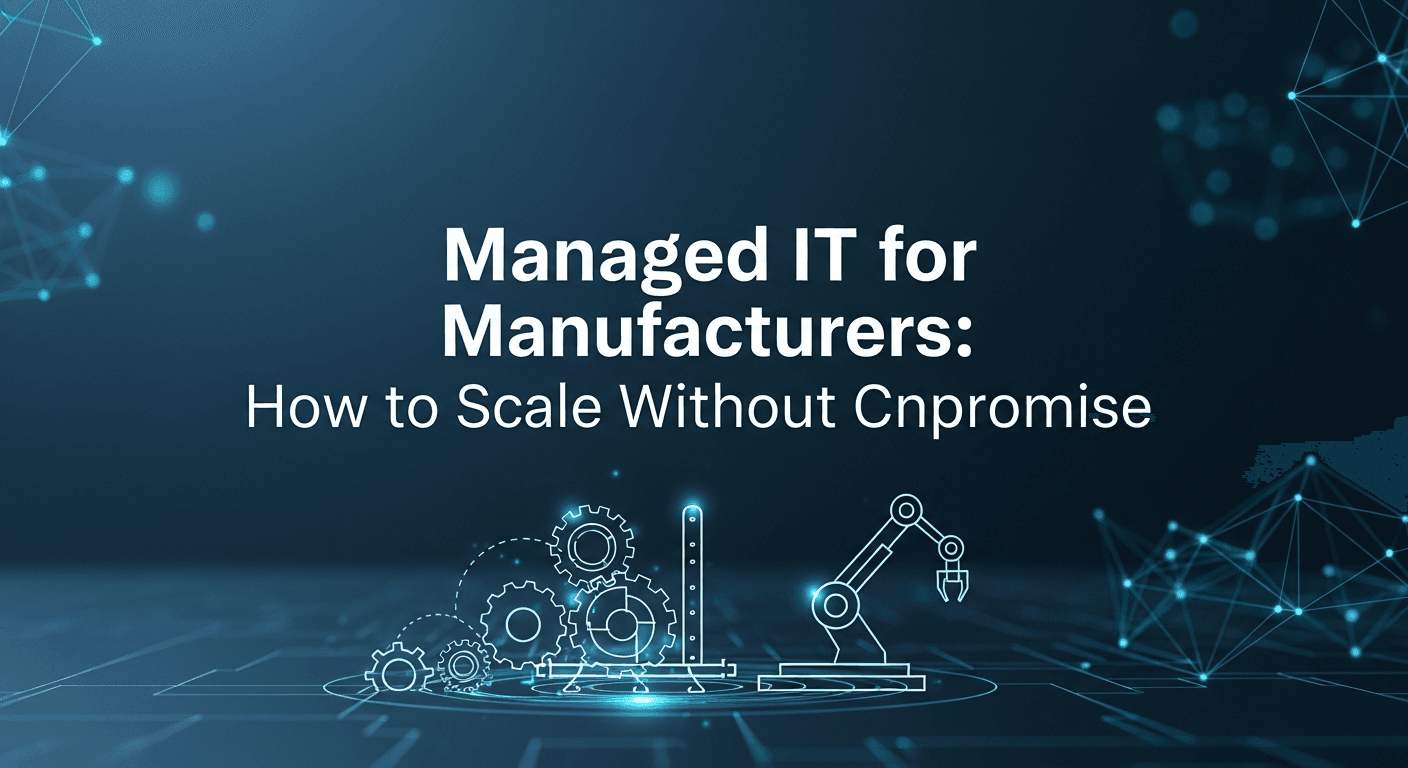 Managed IT for Manufacturers: How to Scale Without Compromise
