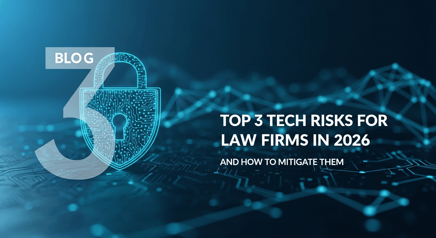 Top 3 Tech Risks for Law Firms in 2026 (and How to Mitigate Them)