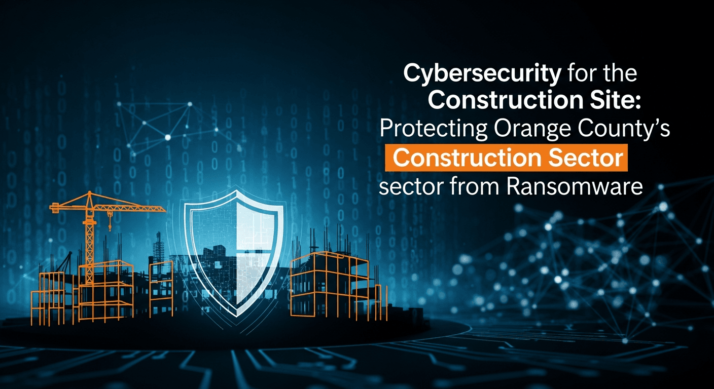 Cybersecurity for the Construction Site: Protecting Orange County’s Construction Sector from Ransomware