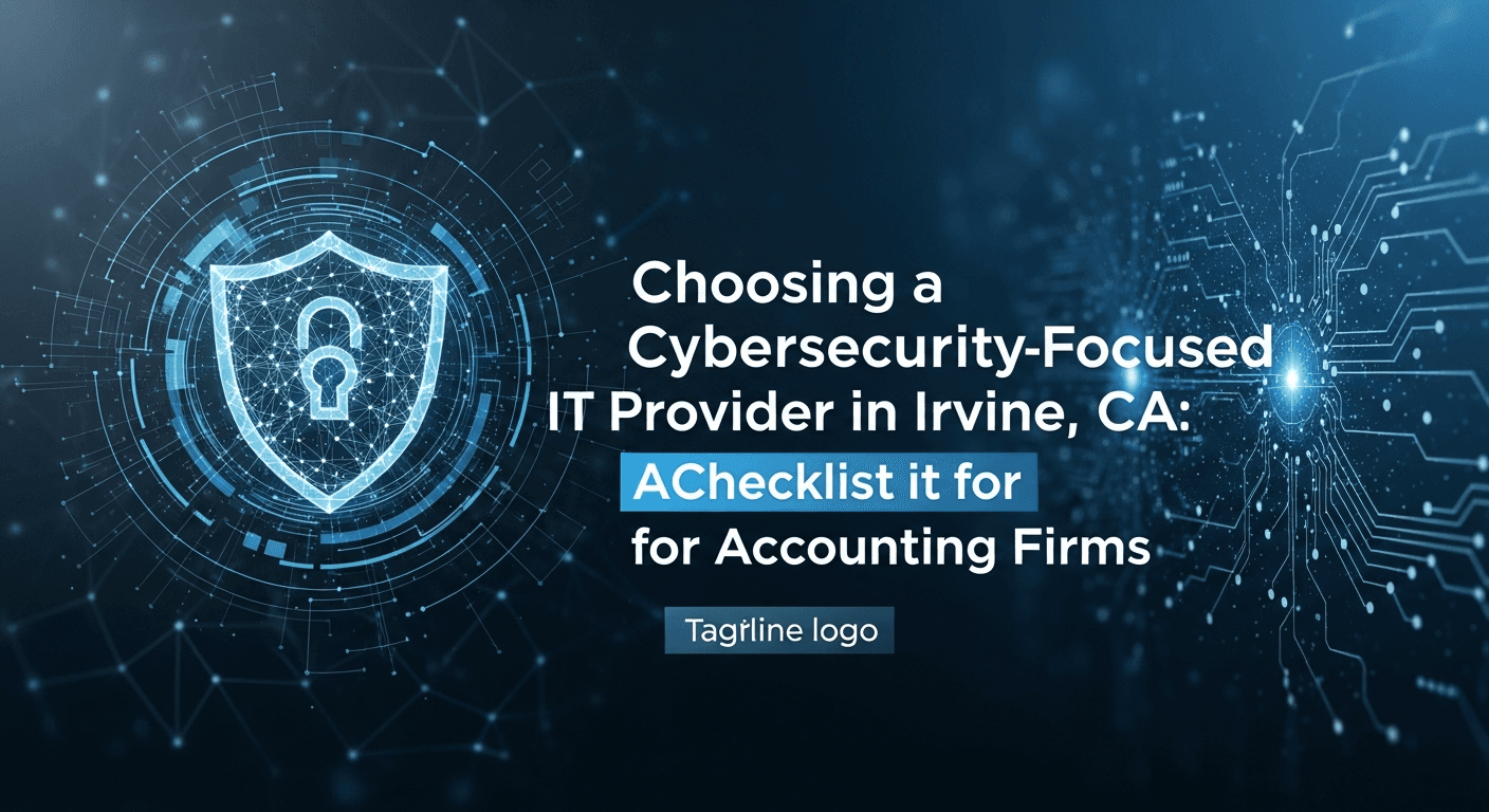 Choosing a Cybersecurity-Focused IT Provider in Irvine, CA: A Checklist for Accounting Firms