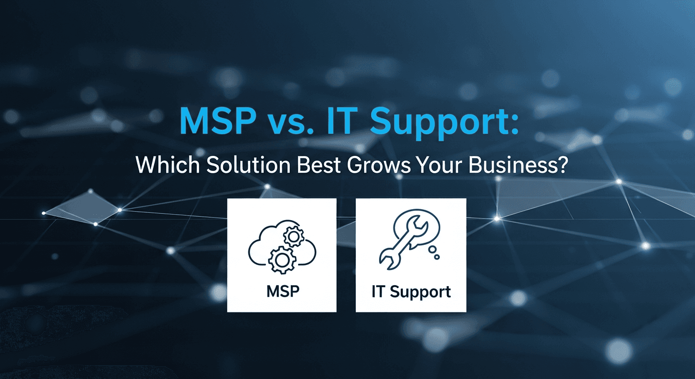 MSP vs. IT Support: Which Solution Best Grows Your Business?