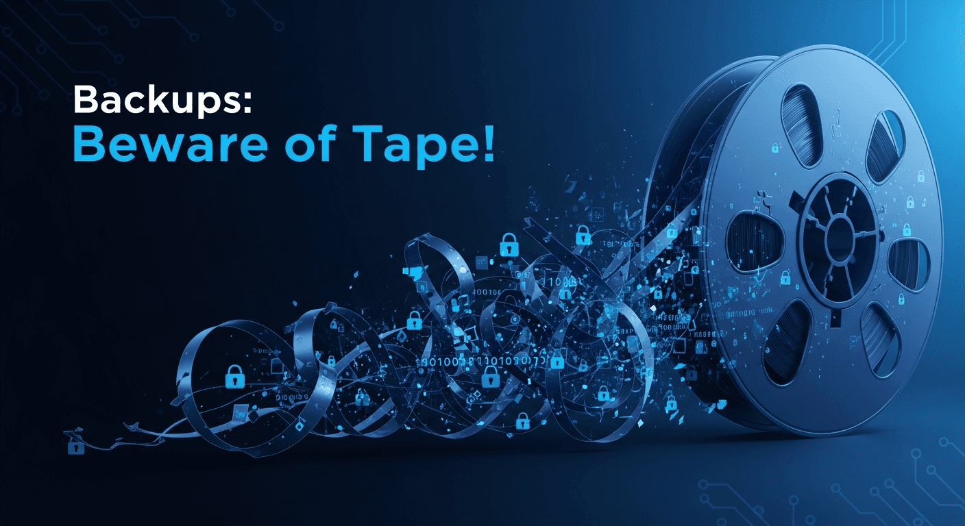 Backups: Beware of Tape!