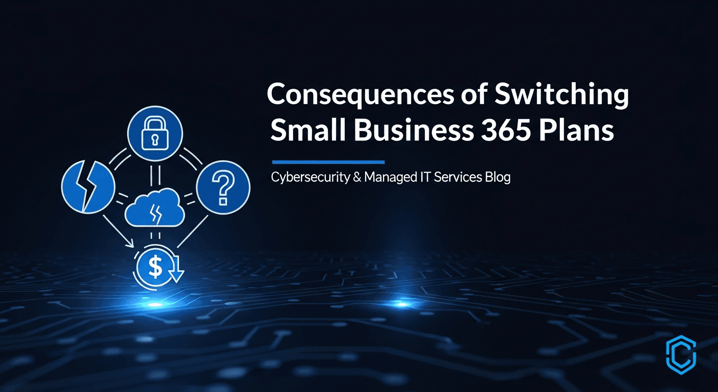Consequences of Switching Small Business 365 Plans