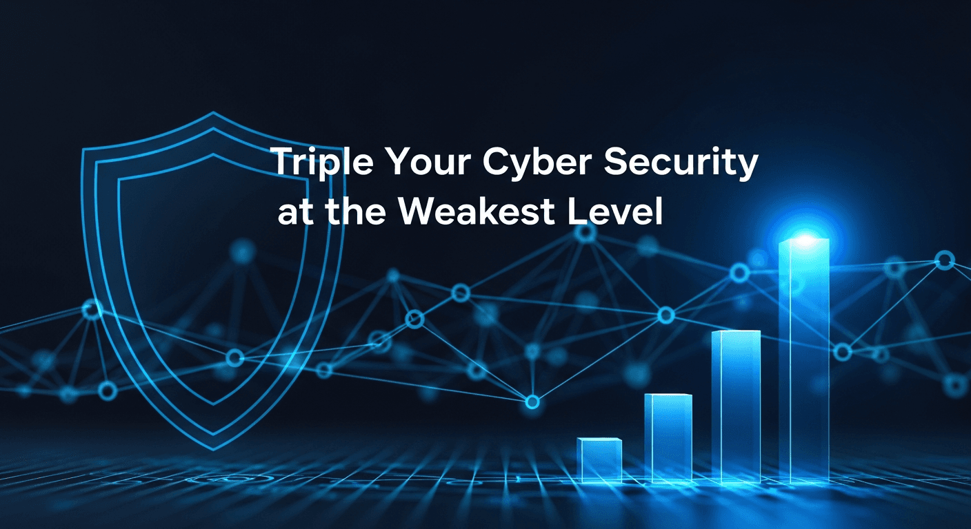 Triple Your Cyber Security at the Weakest Level