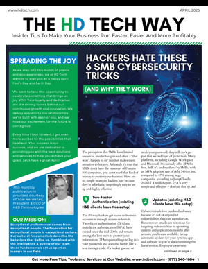 The HD Tech Way — April 2025