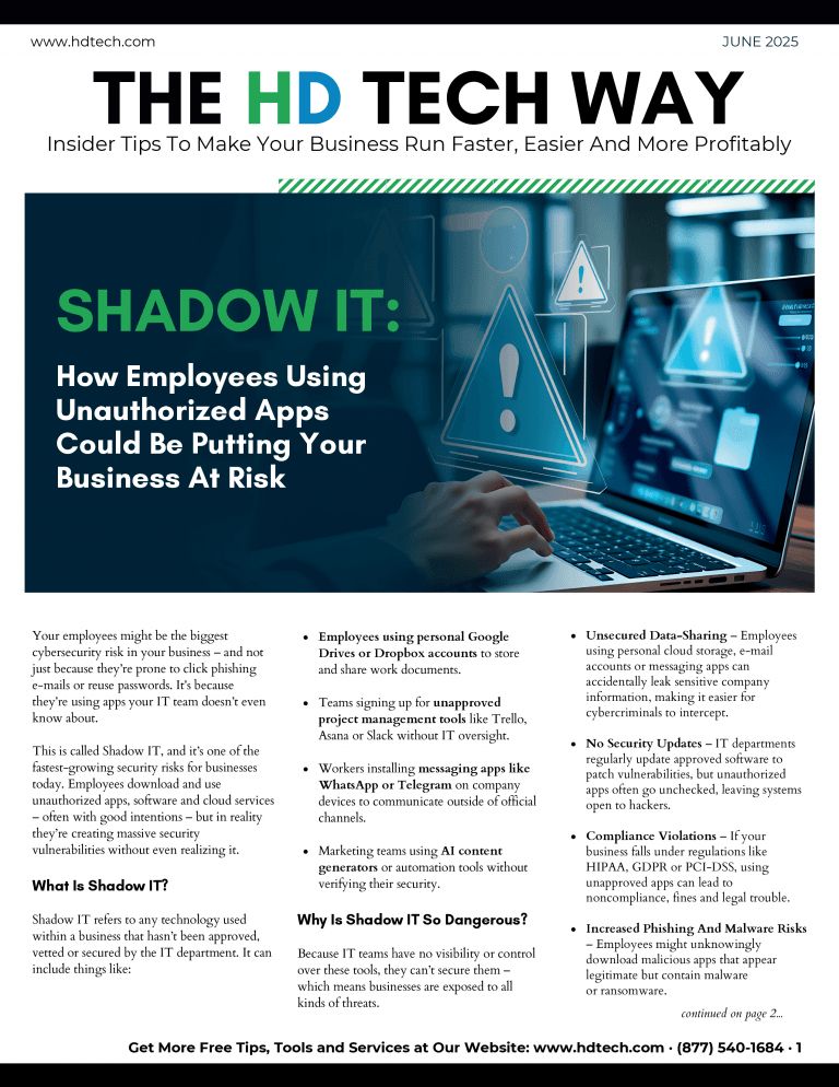 The HD Tech Way — June 2025