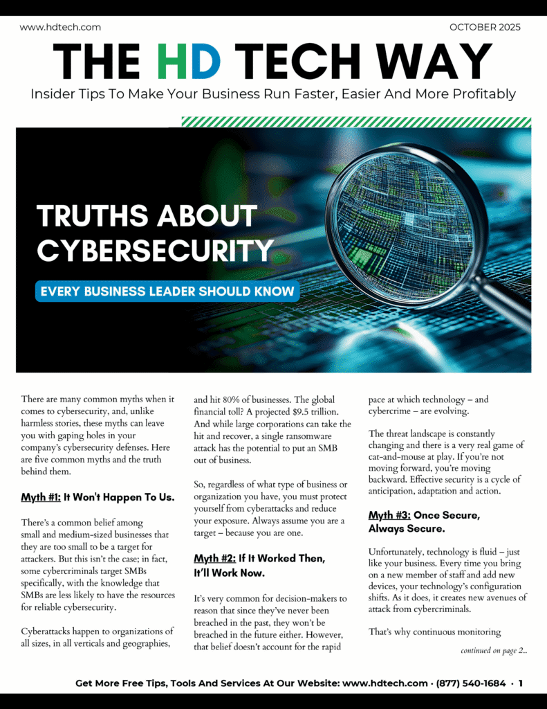 The HD Tech Way — October 2025